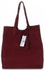 Kožené kabelka shopper bag Vittoria Gotti bordová V205454